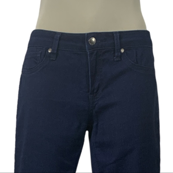 EVERMORE Dark Blue Slime Women’s boot cut Jeans - Picture 5 of 12